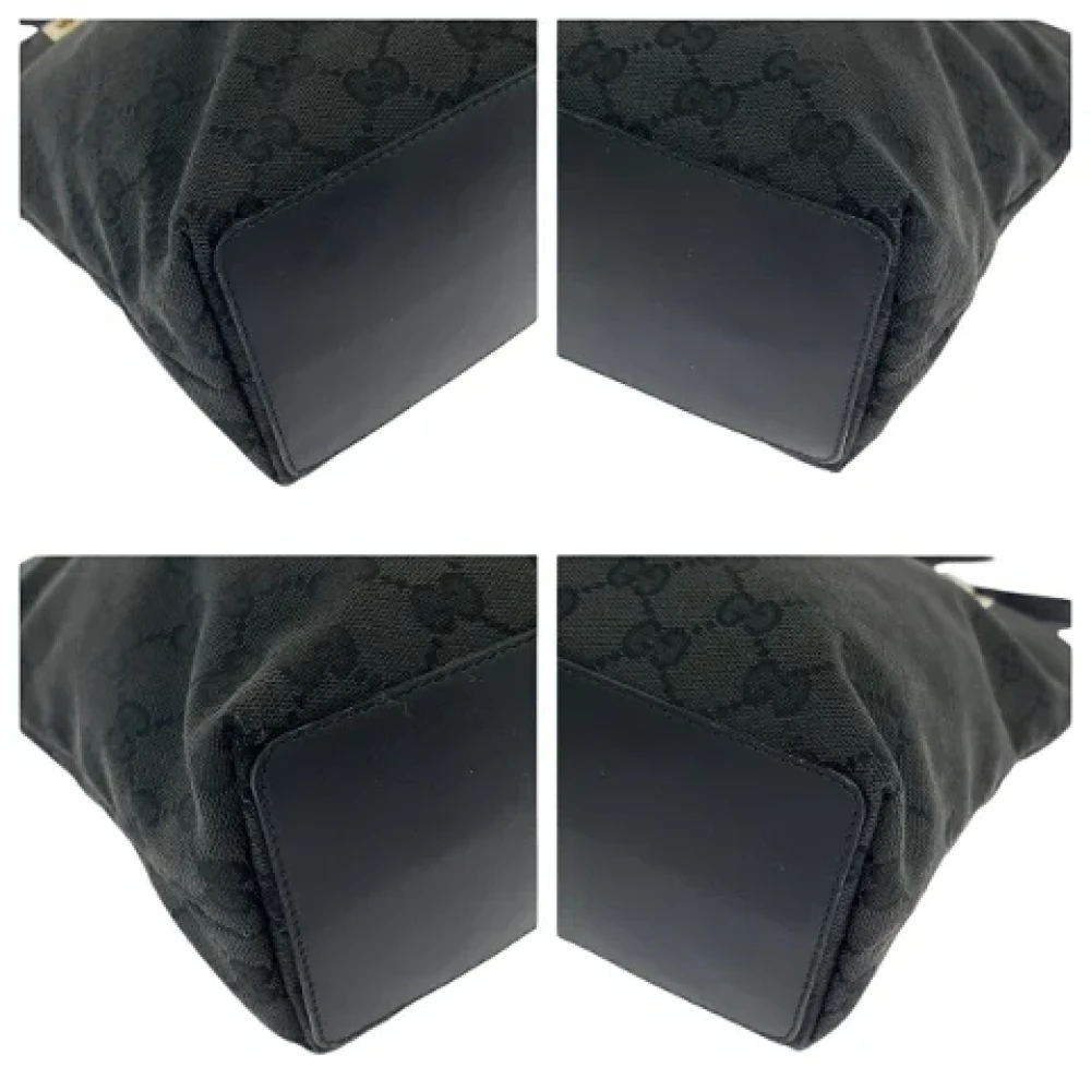 Gucci Vintage Pre-owned Canvas totes Black Dames