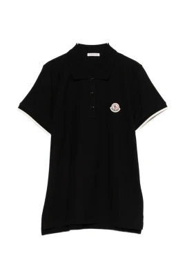 Logo Patch Cotton Polo