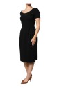 robe-midi-sheath-noire-avec-fermeture-eclair-au-dos