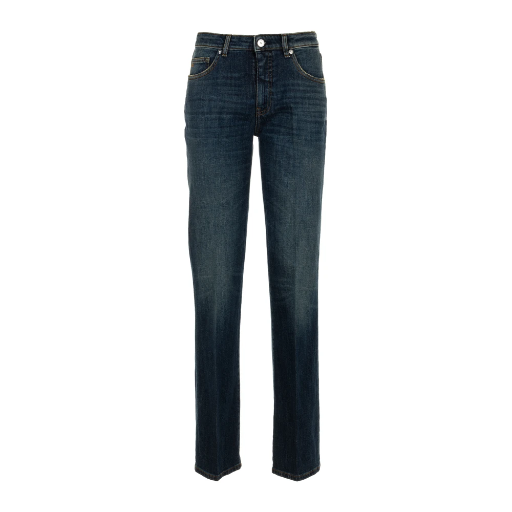 Nine In The Morning Denim Jeans Luce Straight Blue Dames