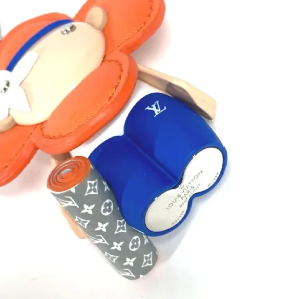 Louis Vuitton Vintage Pre-owned Fabric key-holders Orange Dames
