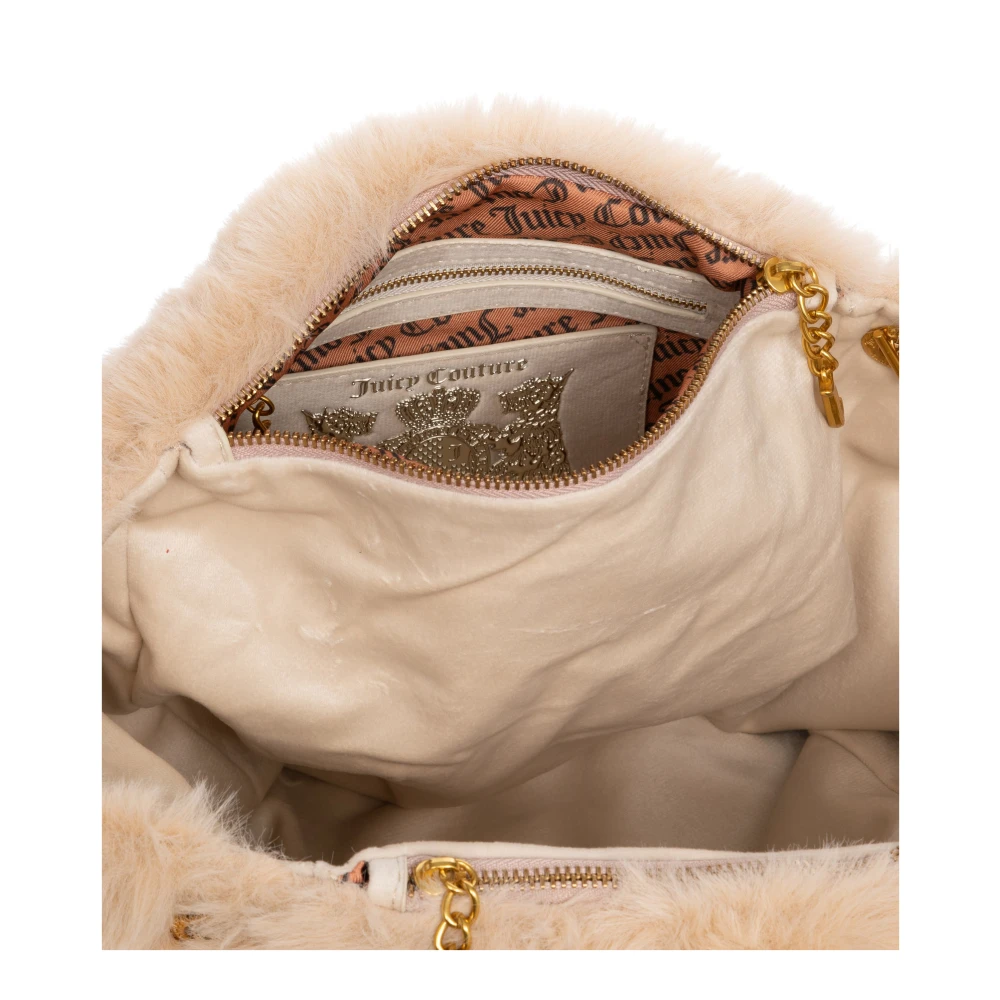 Juicy Couture Stijlvolle Tote tas met verstelbare band Beige Dames