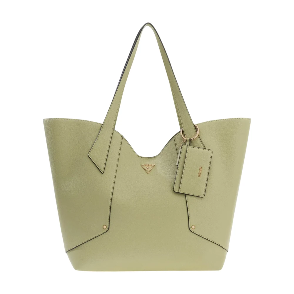 Guess Women's Green Shopping Bags, One Size, Darcy Shopping Bag