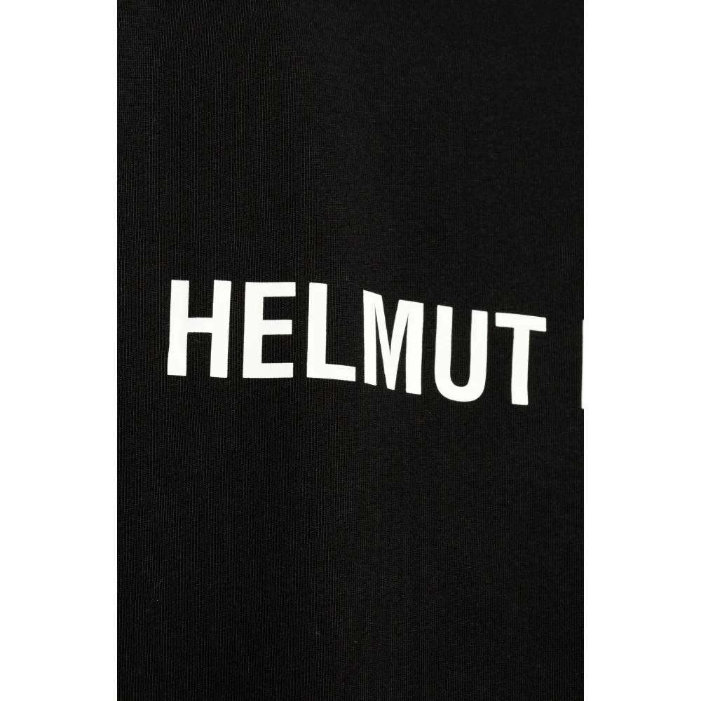 Helmut Lang Katoenen T-shirt Black Heren