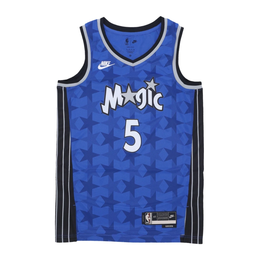 Nike Basketbal Tank Top Hardwood Classics Swingman Jersey Blue Heren