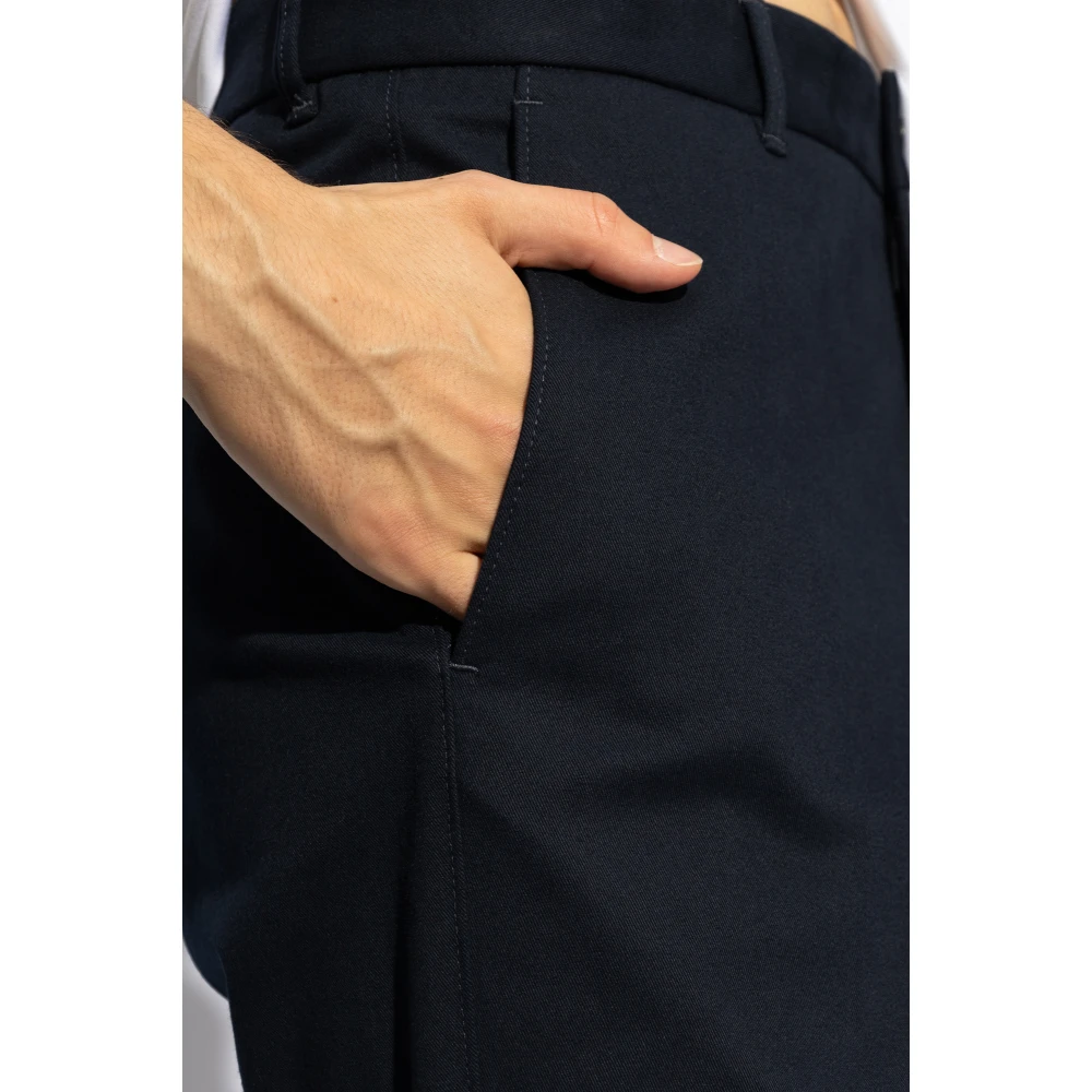 Giorgio Armani Katoenen broek Blue Heren