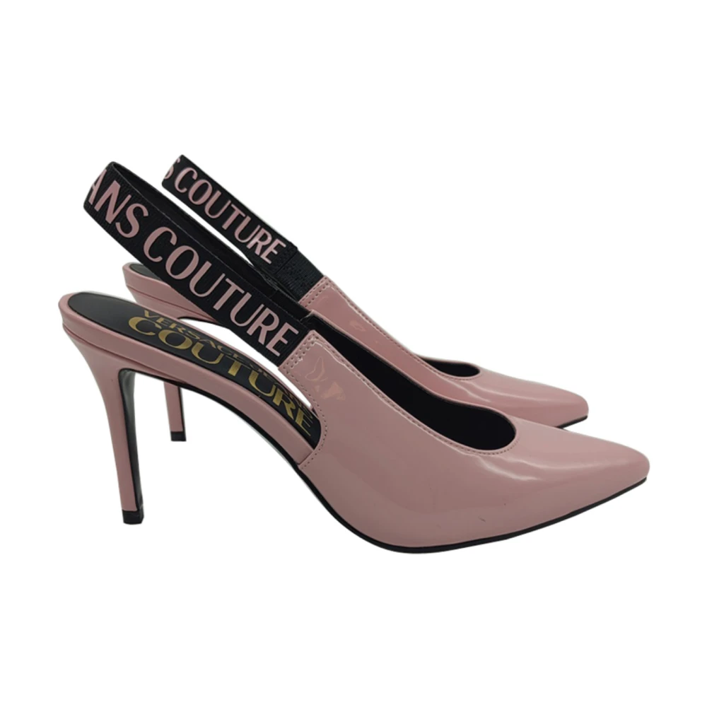 Versace Jeans Couture Platta skor Pink, Dam