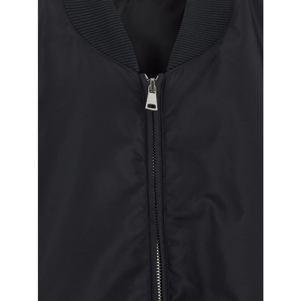 Balmain Stijlvol Logo Bomberjack Blue Heren