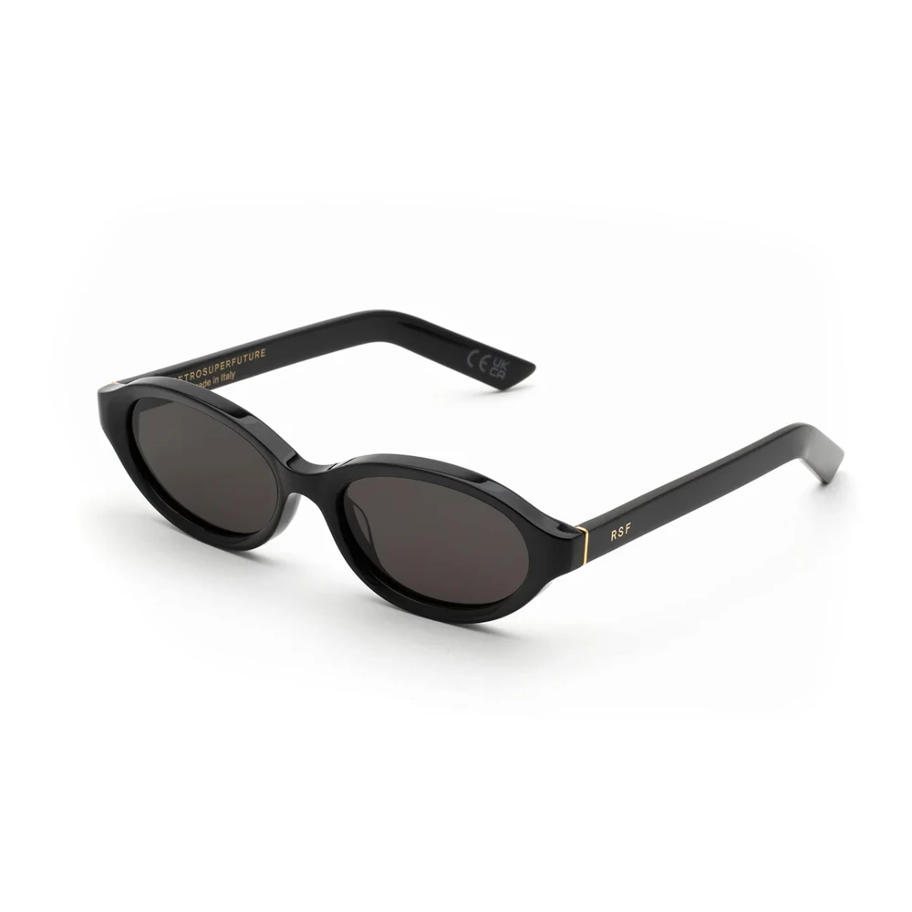 Retrosuperfuture Unisex Black Sunglasses Stylish Eyewear