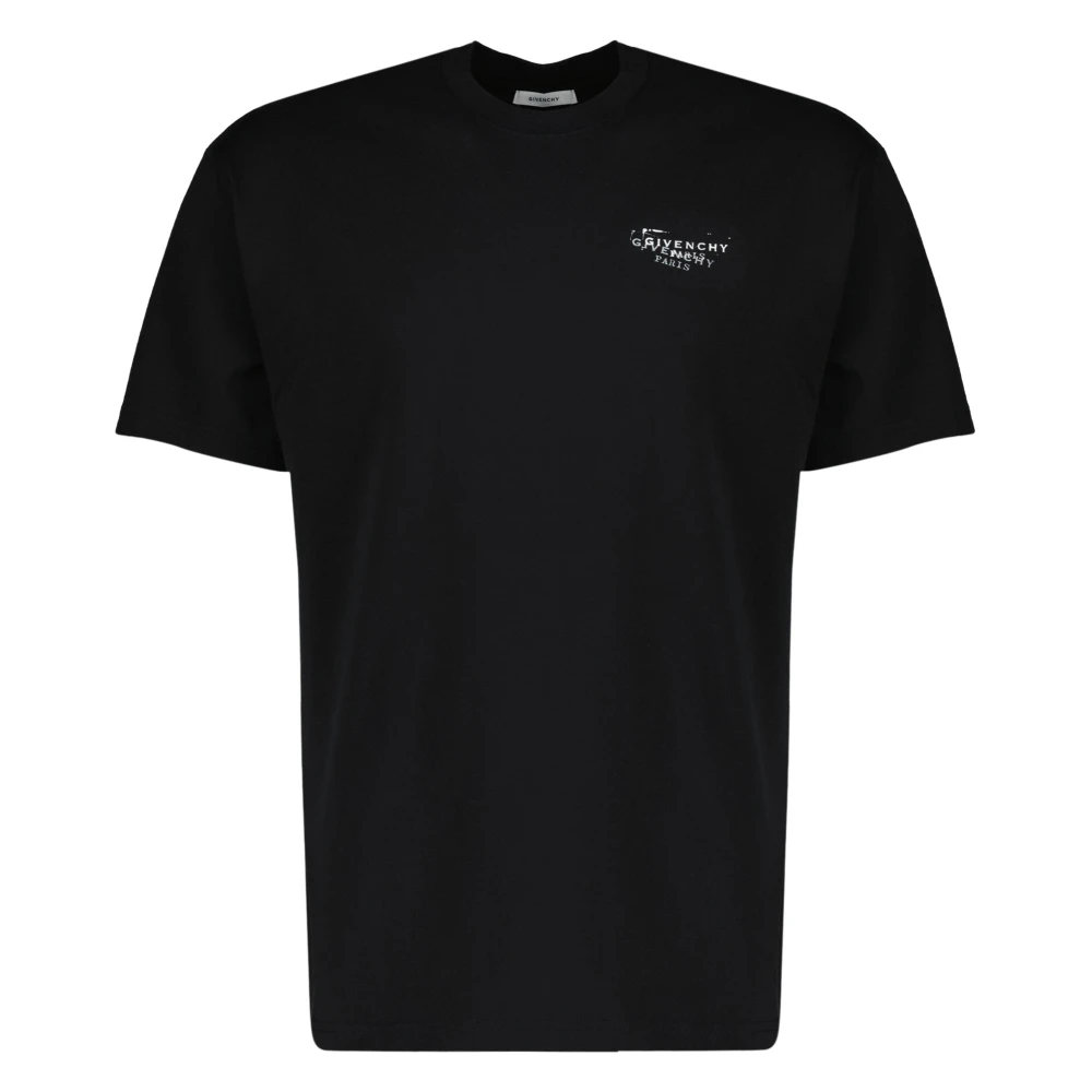 Givenchy Men's Black Stamp T-Shirt - T-Shirts - L - Tops
