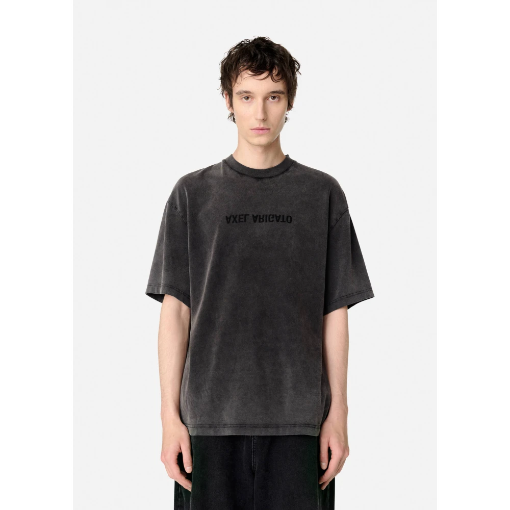 Axel Arigato Verdraai T-shirt Black Heren