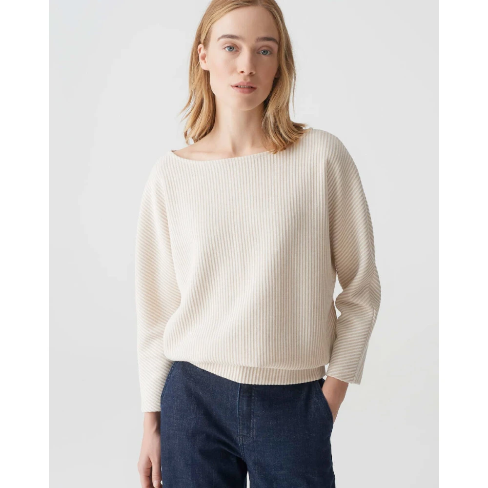 Opus Sweatshirt Geipen Beige Dames