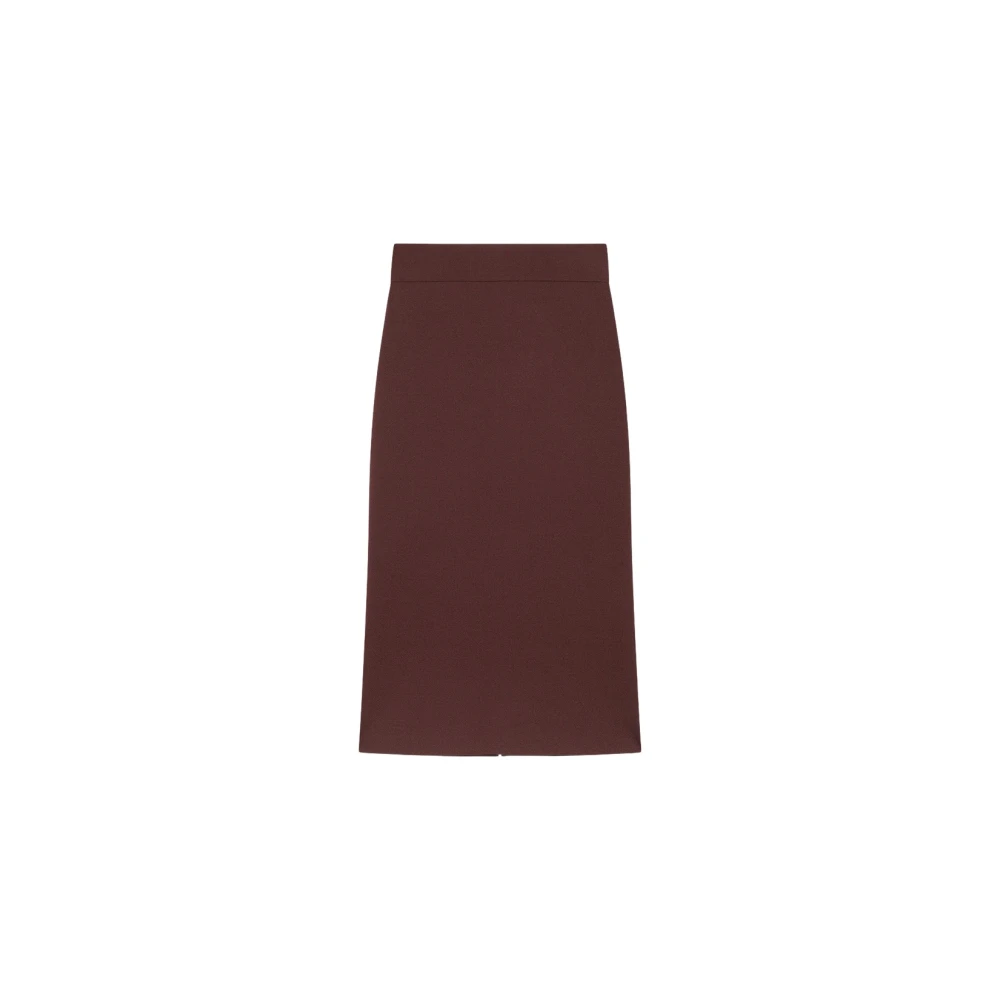 Alpha Studio Women's Brown Longuette - Pencil Skirts - S - Skirts