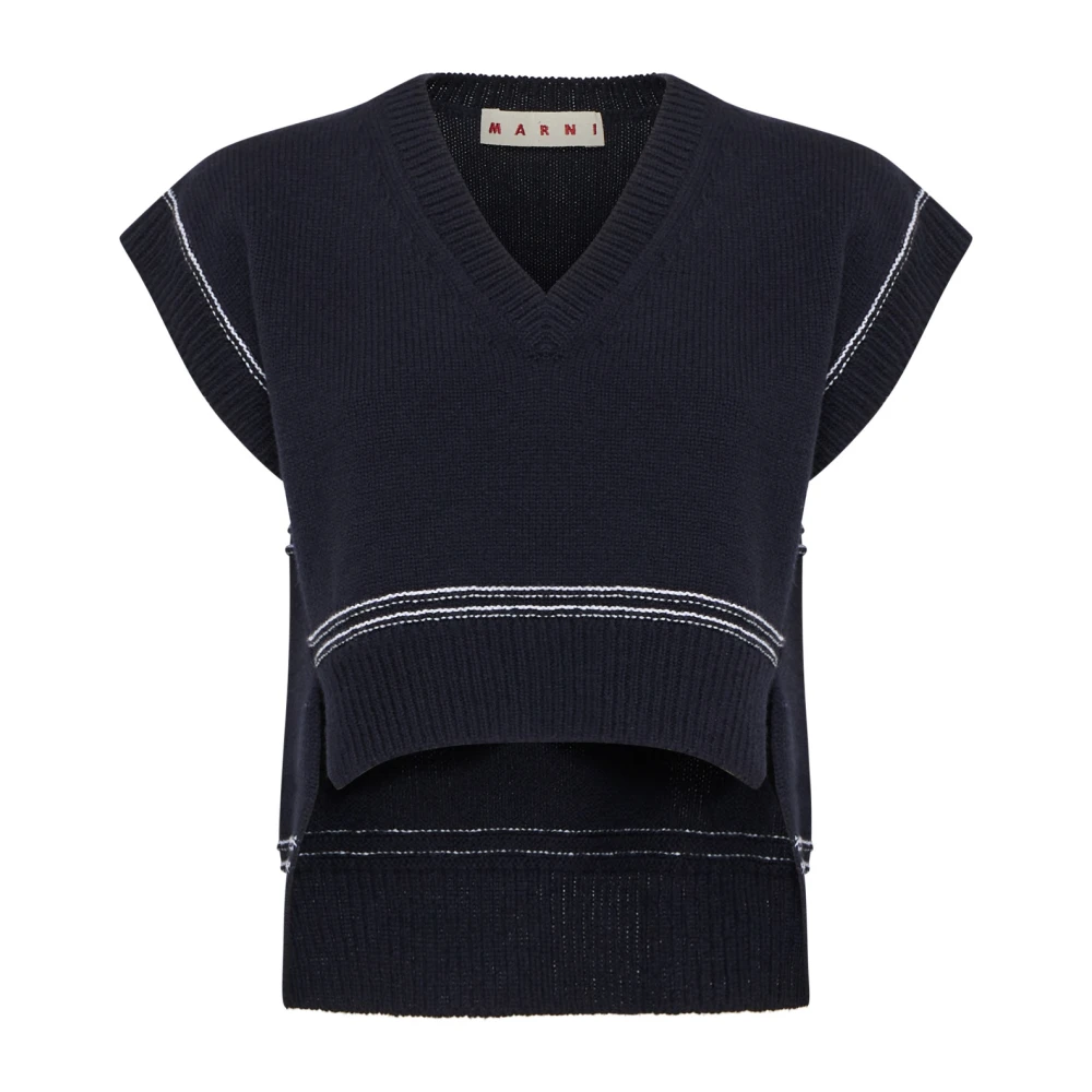 Marni Modieuze Sweaters Blue Dames