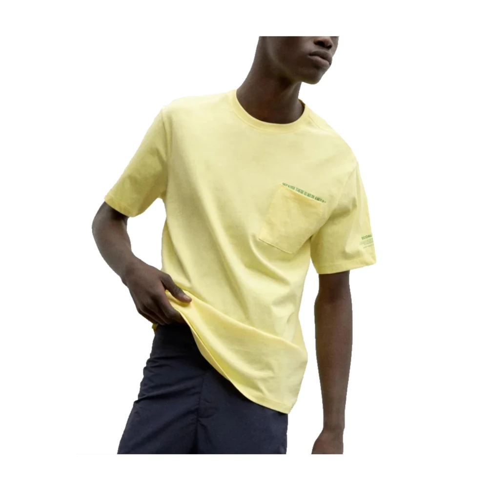Ecoalf Men's Yellow Salce T-Shirt - T-Shirts - M - Tops