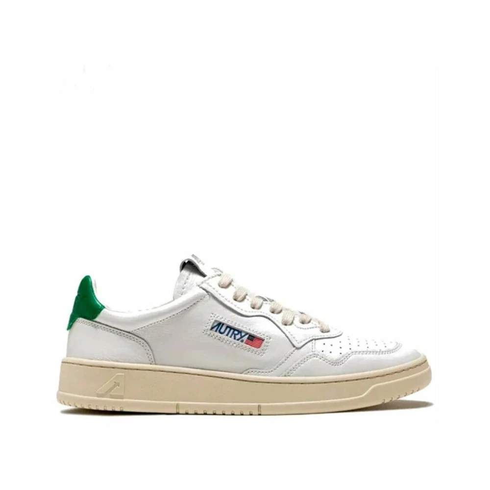 Autry Men's White Sneakers, 7 Uk, Medalist Low Trainers
