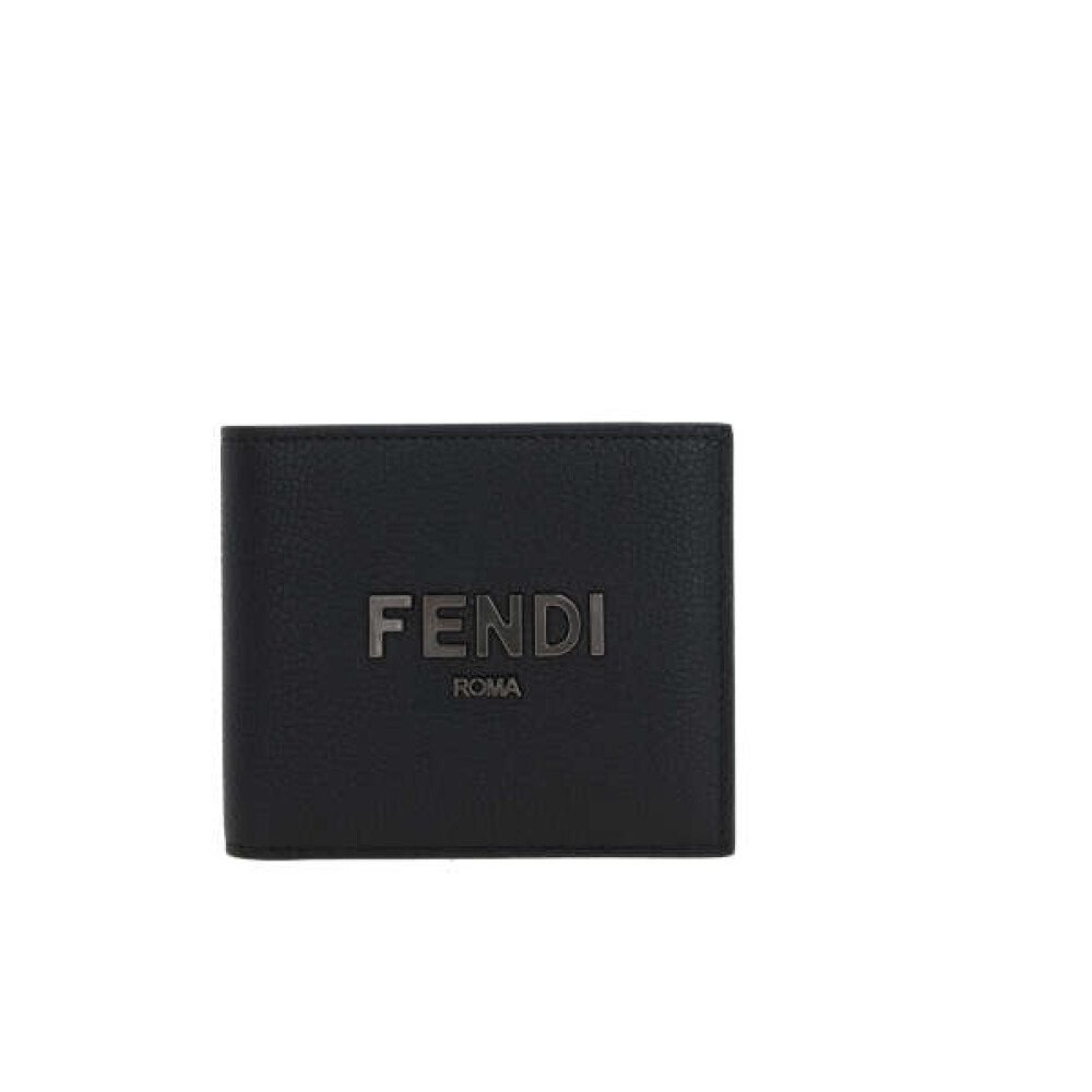 Fendi men's leather clearance wallet