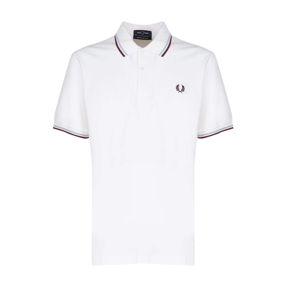 Fred Perry Klassisk Vit Polotröja White, Herr