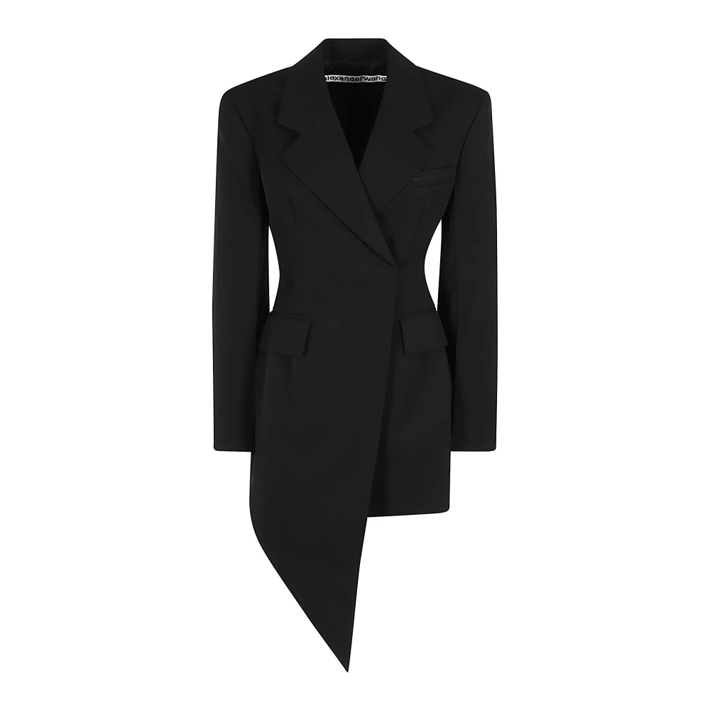 Alexander wang Stijlvolle Blazer Jurk Black Dames