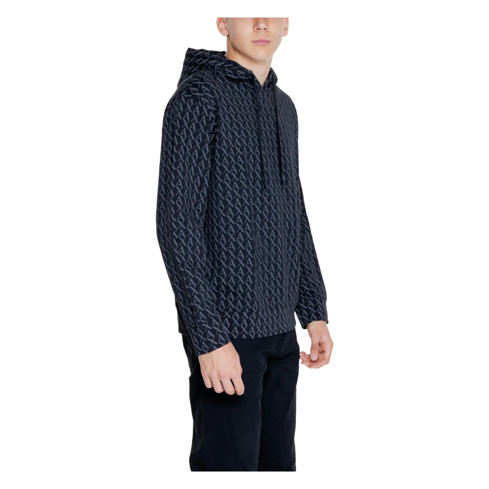 Armani Exchange French terry sweatshirt Black Heren
