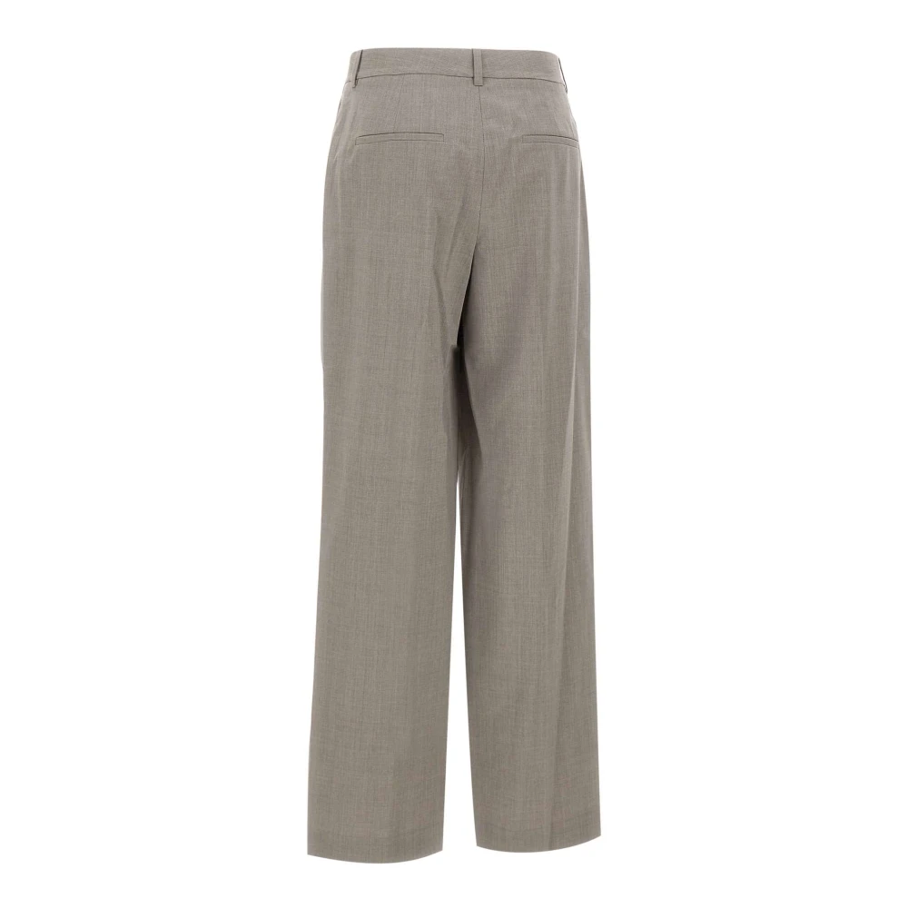 Theory Wollen Broek in Duif Grijs Gray Dames