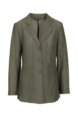 Pleated Blazer