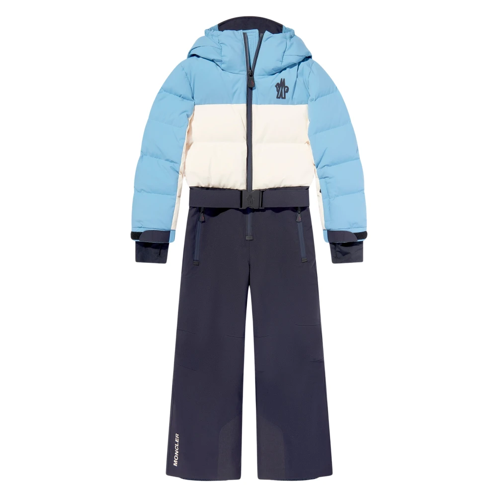 Moncler Blue Kids Skiing, Unisex, 6 Y, Grenoble Down Padded Ski Suit