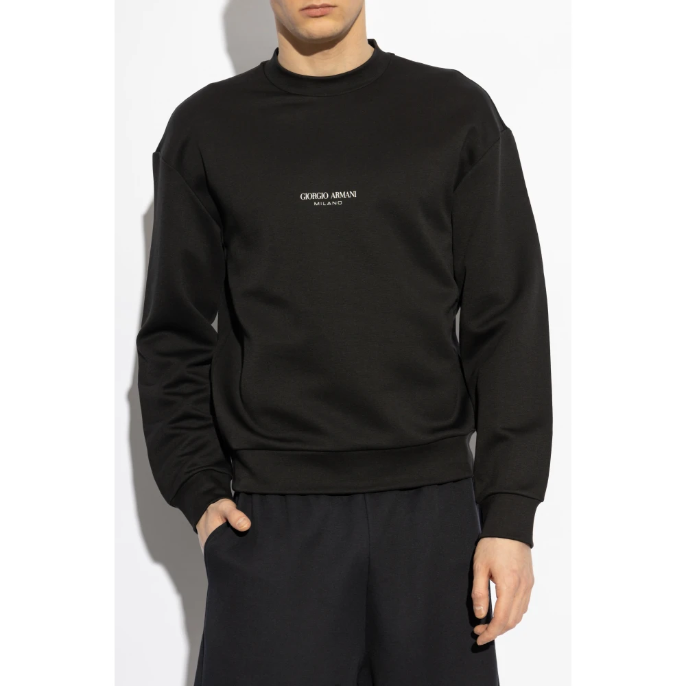 Giorgio Armani Sweatshirts & Hoodies Black Heren