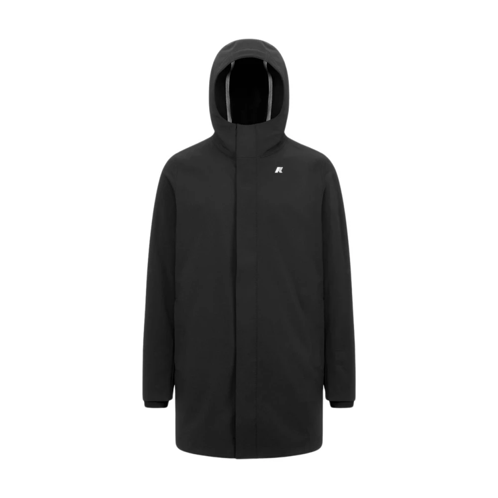 K-way Zwart Blauw Dapth Jas Black Heren