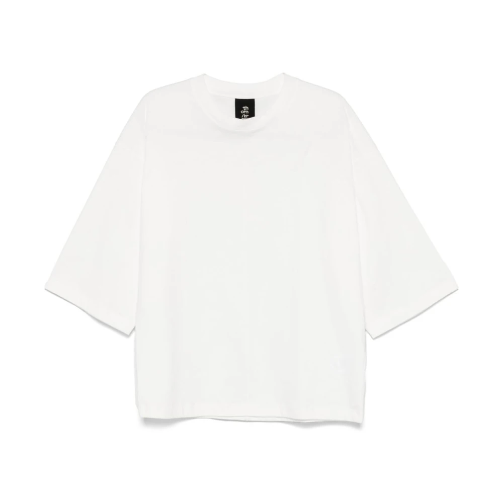 Thom Krom Witte Crew Neck T-shirts en Polos White Heren