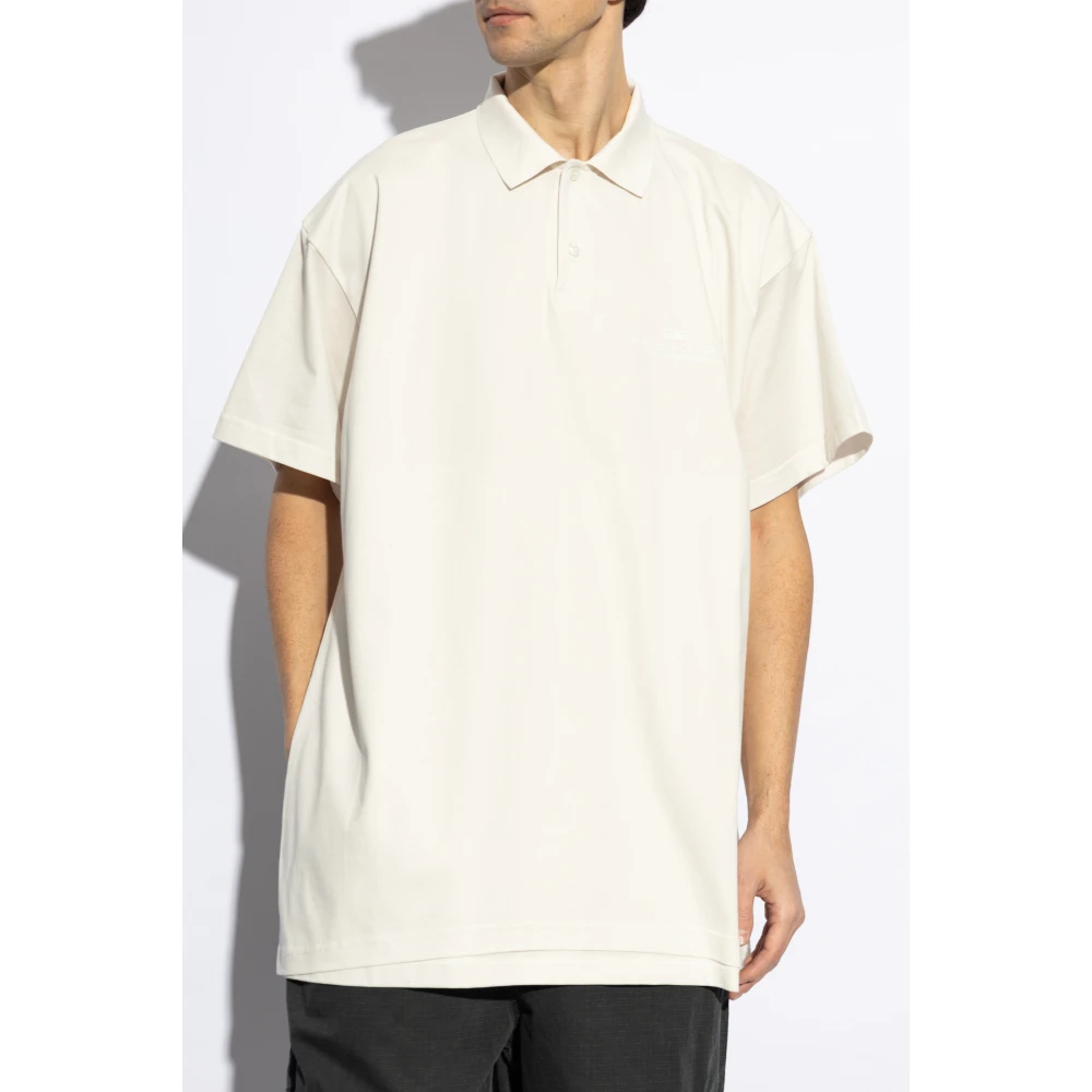 Balenciaga Polo met Logo Beige Heren
