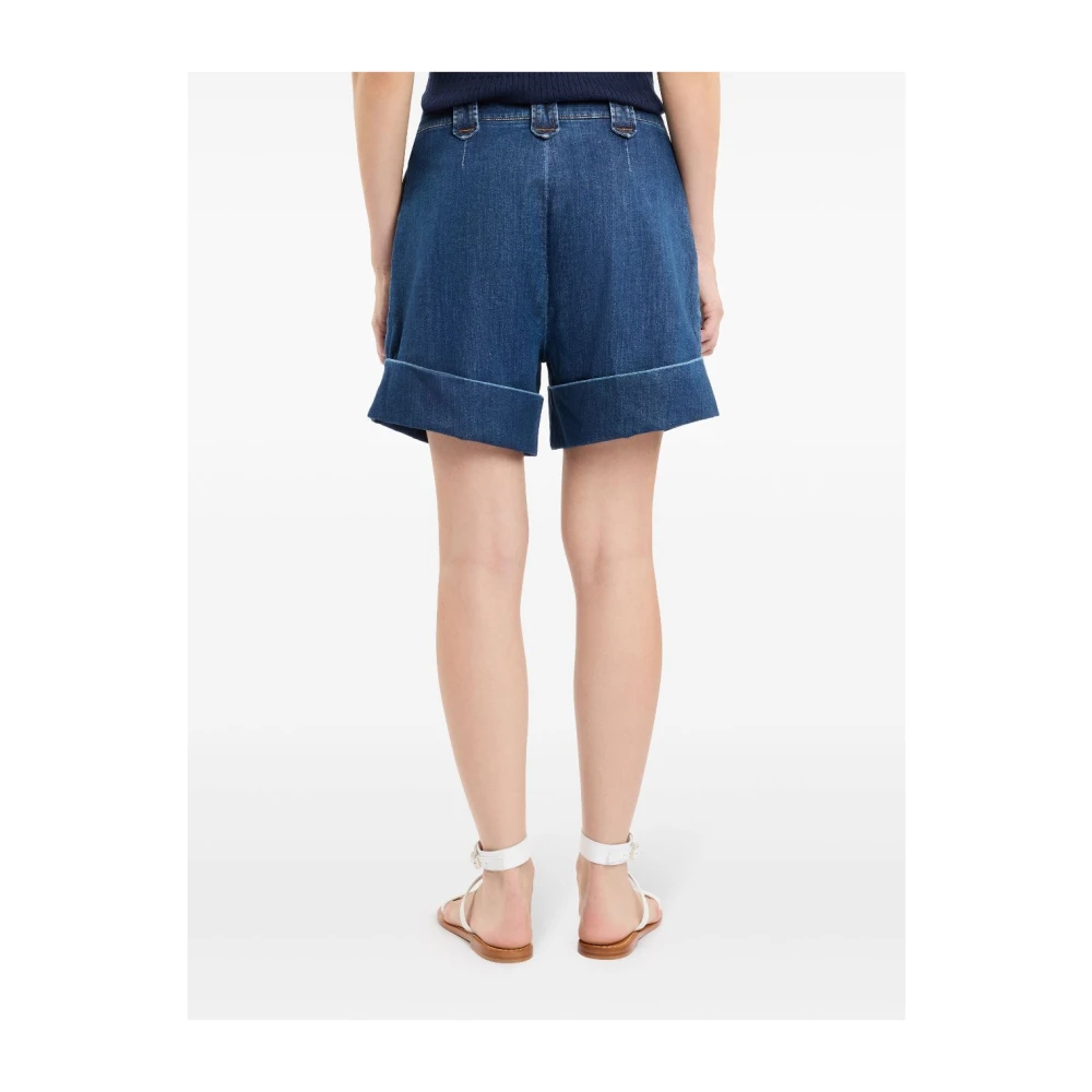 Fay Blauwe Shorts Damesmode Blue Dames