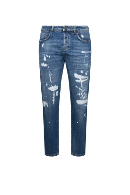 Jeans con dettagli destroyed