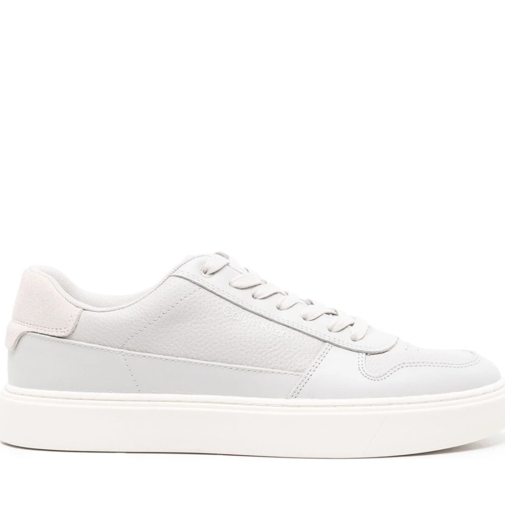 Calvin Klein Low Top Lace Up Bskt Heren Schoenen Grijs