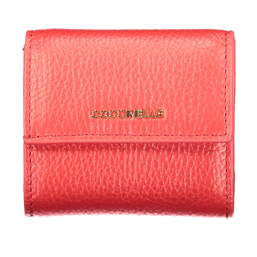 Coccinelle Women's Red Wallets & Cardholders, One Size, Metallic Soft Wallet