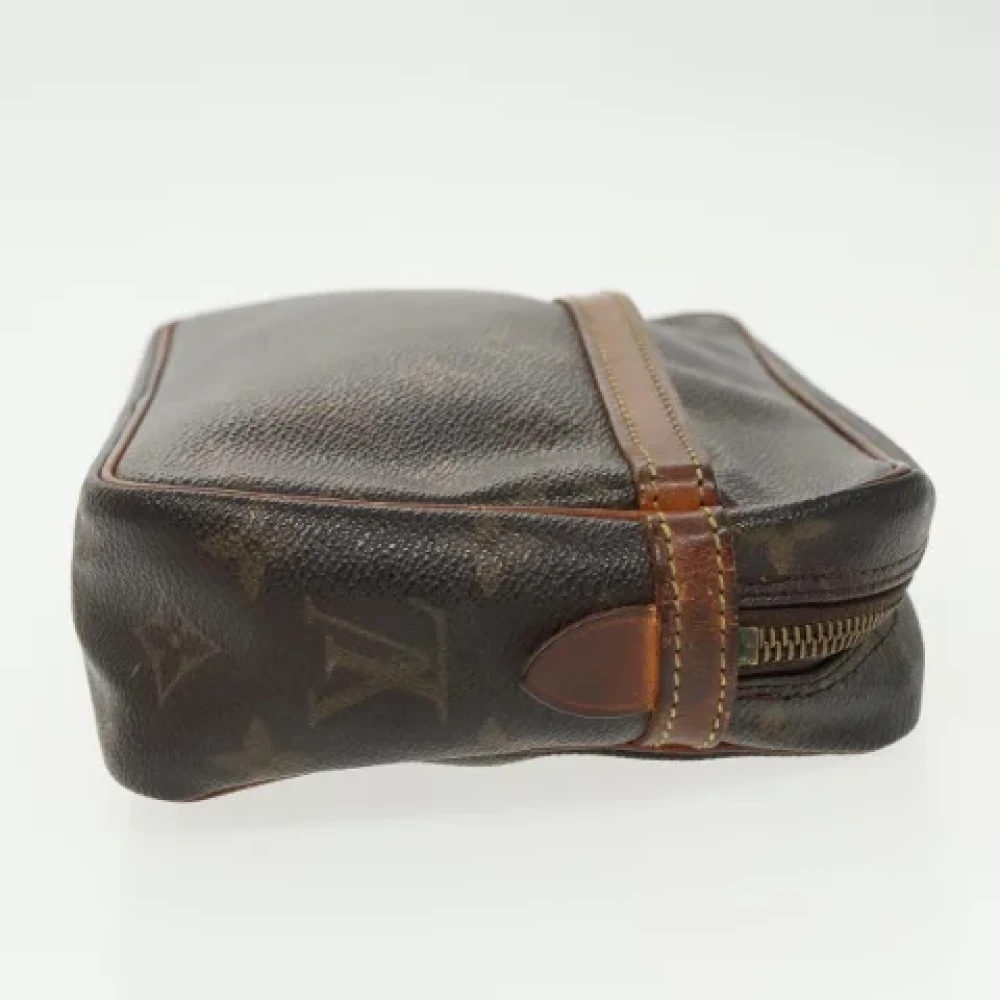 Louis Vuitton Vintage Pre-owned Canvas clutches Brown Dames