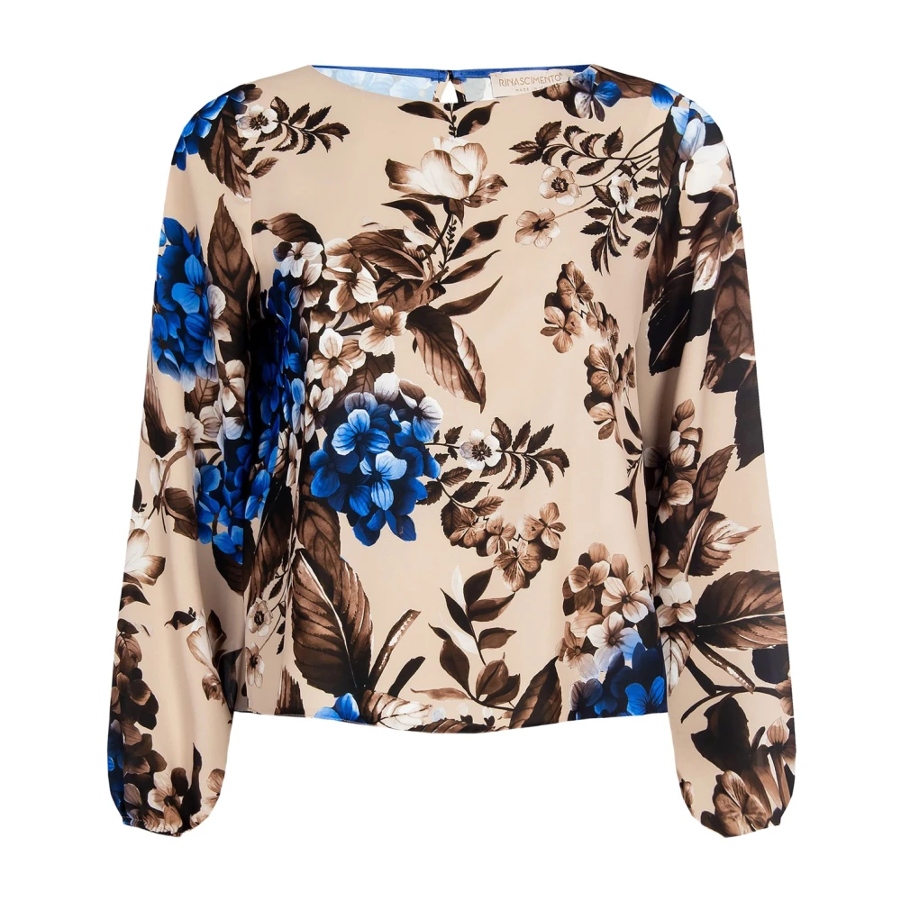 RINASCIMENTO Blouse met lange mouwen Blue Dames