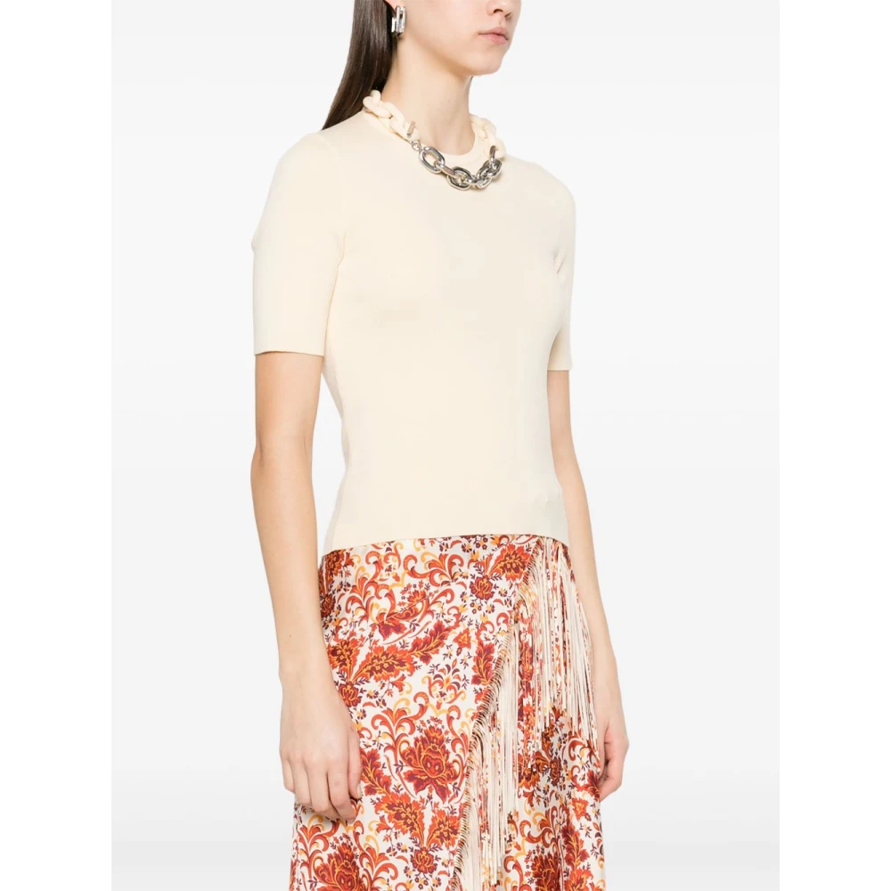 Paco Rabanne Beige T-shirts en Polos Collectie Beige Dames