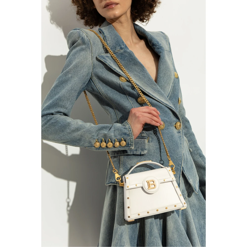 Balmain Schoudertas B-Buzz Dynasty Klein Beige Dames