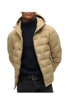 Hooded Zip-Up Jacket with Front Pockets