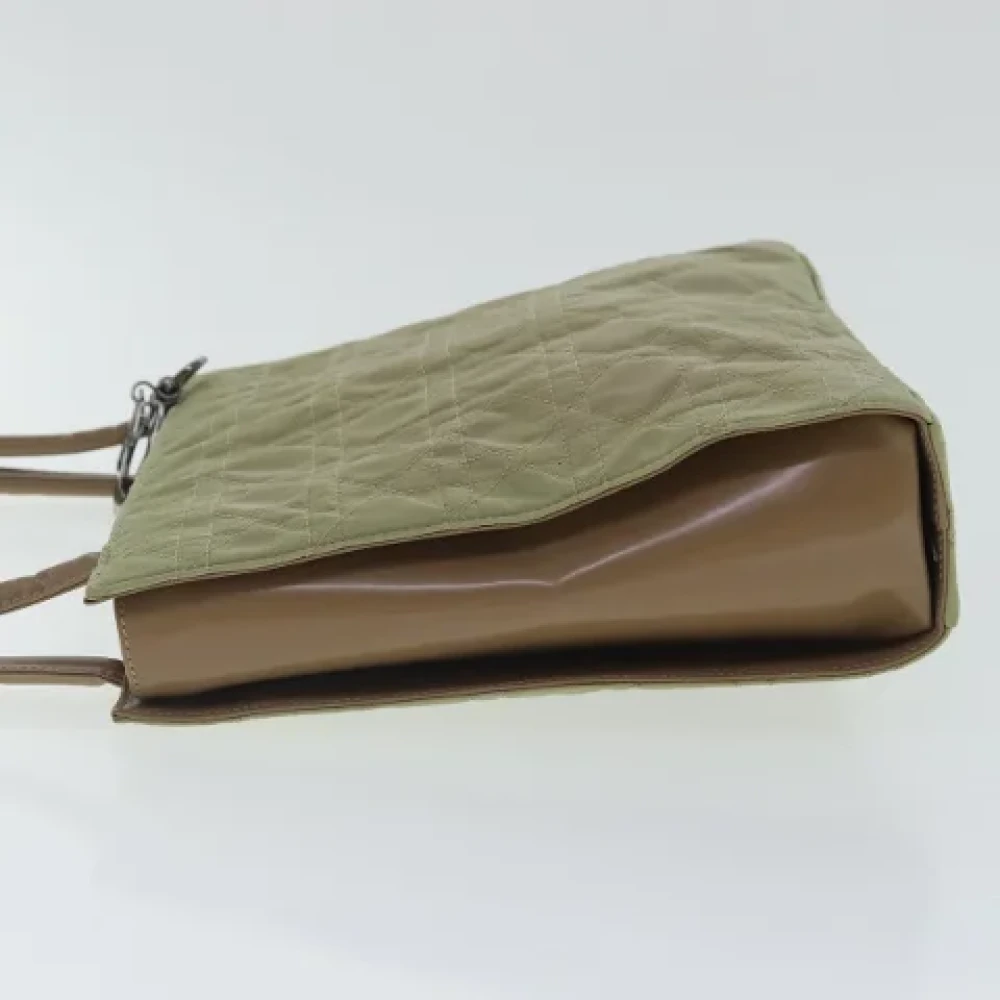 Dior Vintage Pre-owned Fabric dior-bags Beige Dames