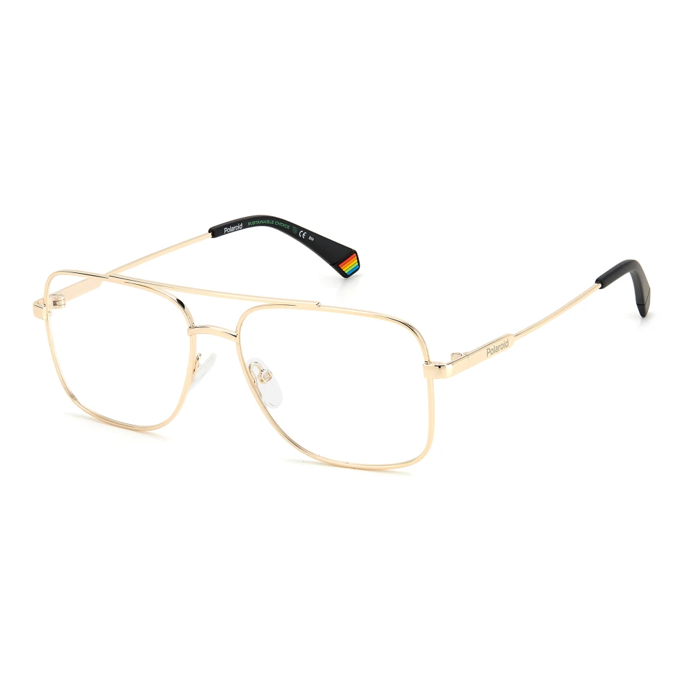 Polaroid Unisex Yellow Glasses,, Gold Eyewear Frames Pld D451 Medium