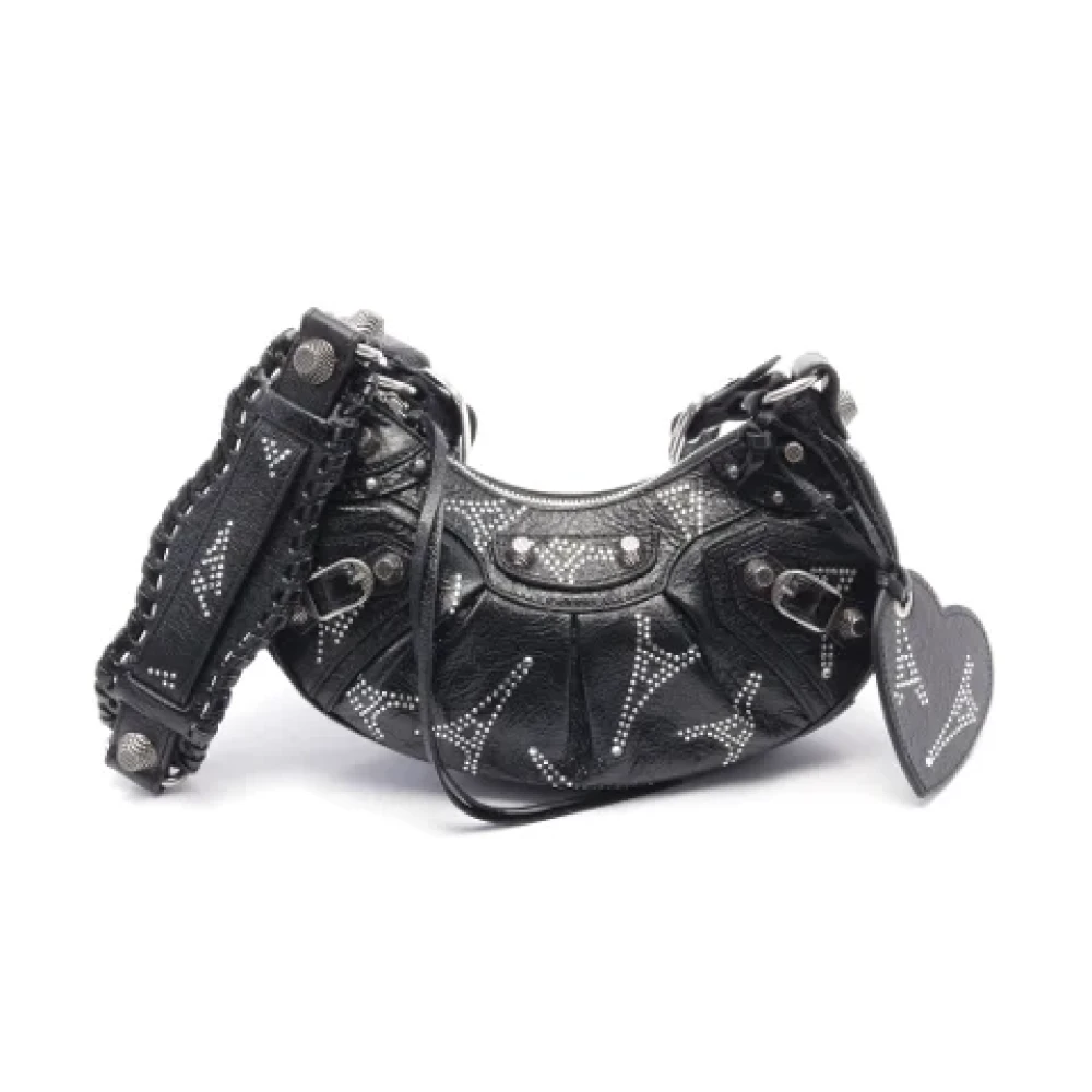 Balenciaga Vintage Pre-owned Leather balenciaga-bags Black Dames