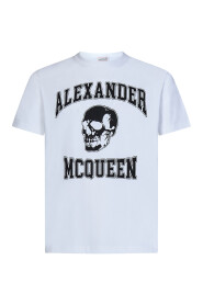 Białe koszulki i pola Alexander McQueen