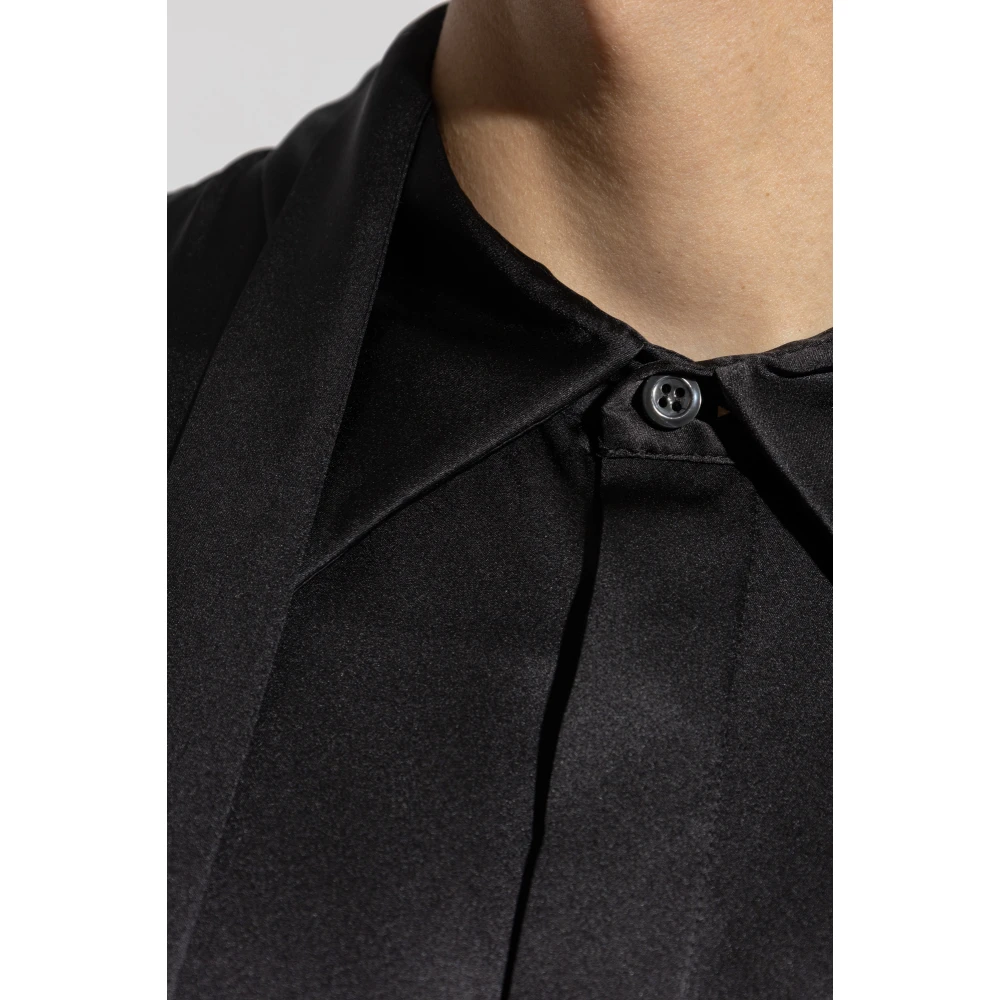 Dsquared2 Zijden overhemd Black Heren
