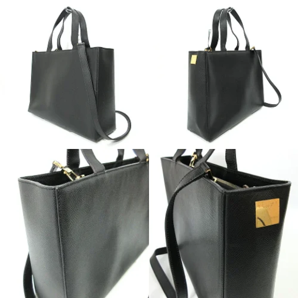 Celine Vintage Pre-owned Leather celine-bags Black Dames