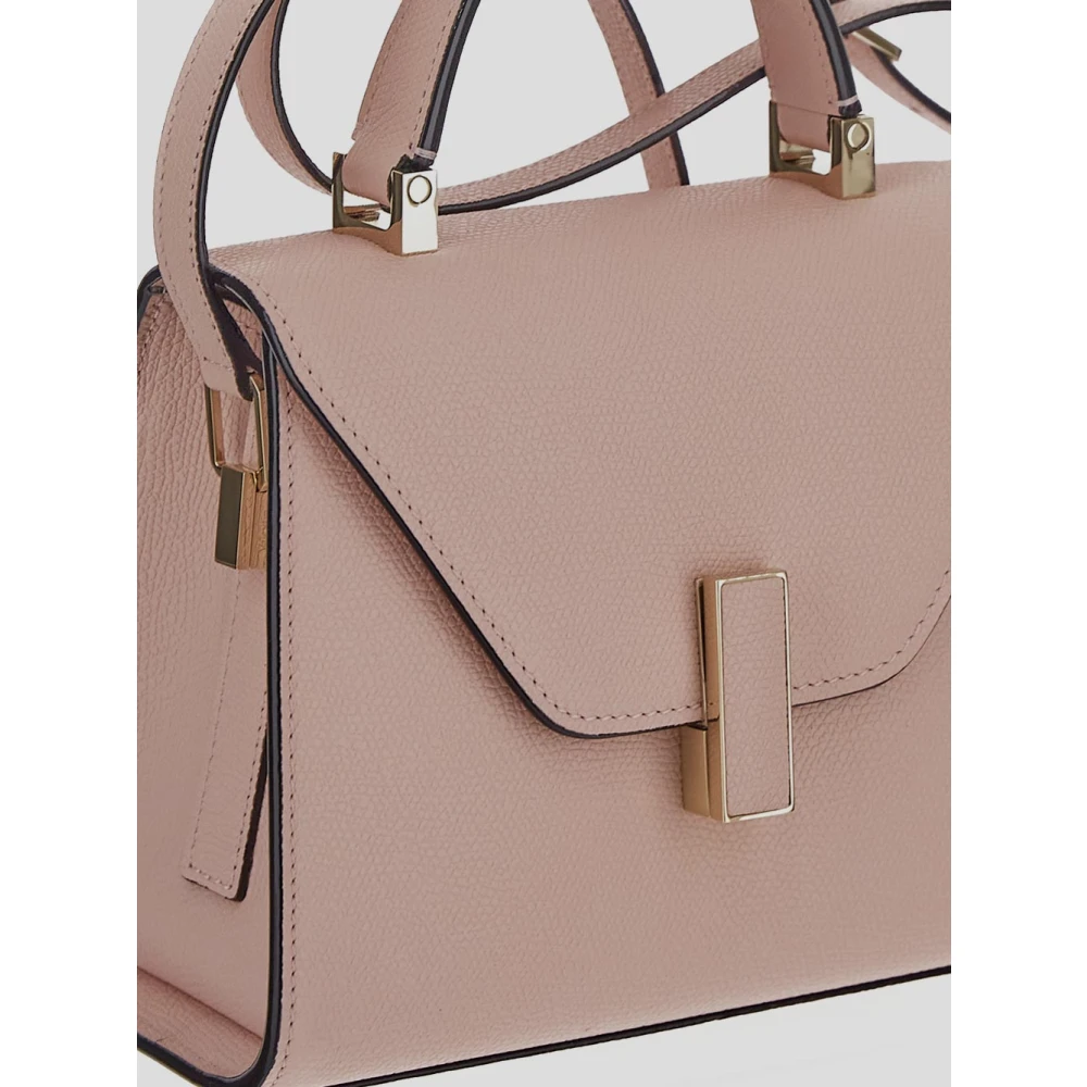 Valextra Leren Micro Tas Pink Dames