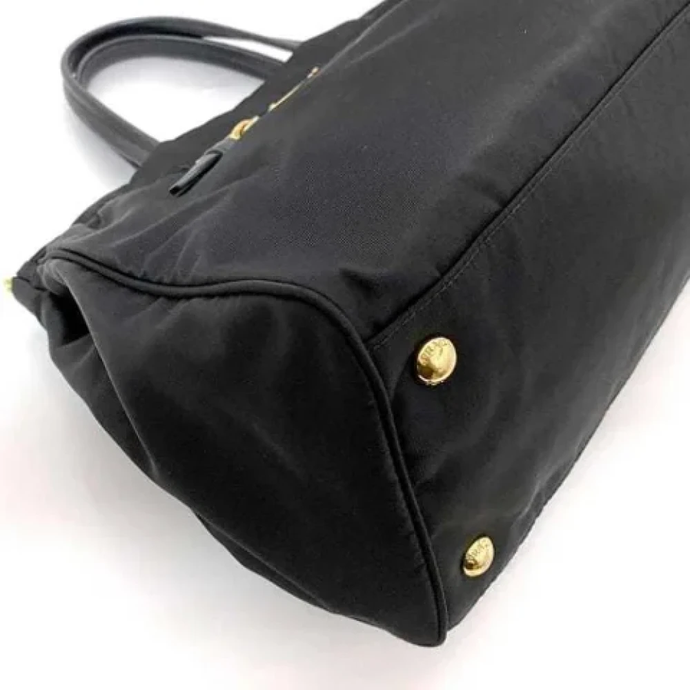 Prada Vintage Pre-owned Leather prada-bags Black Dames