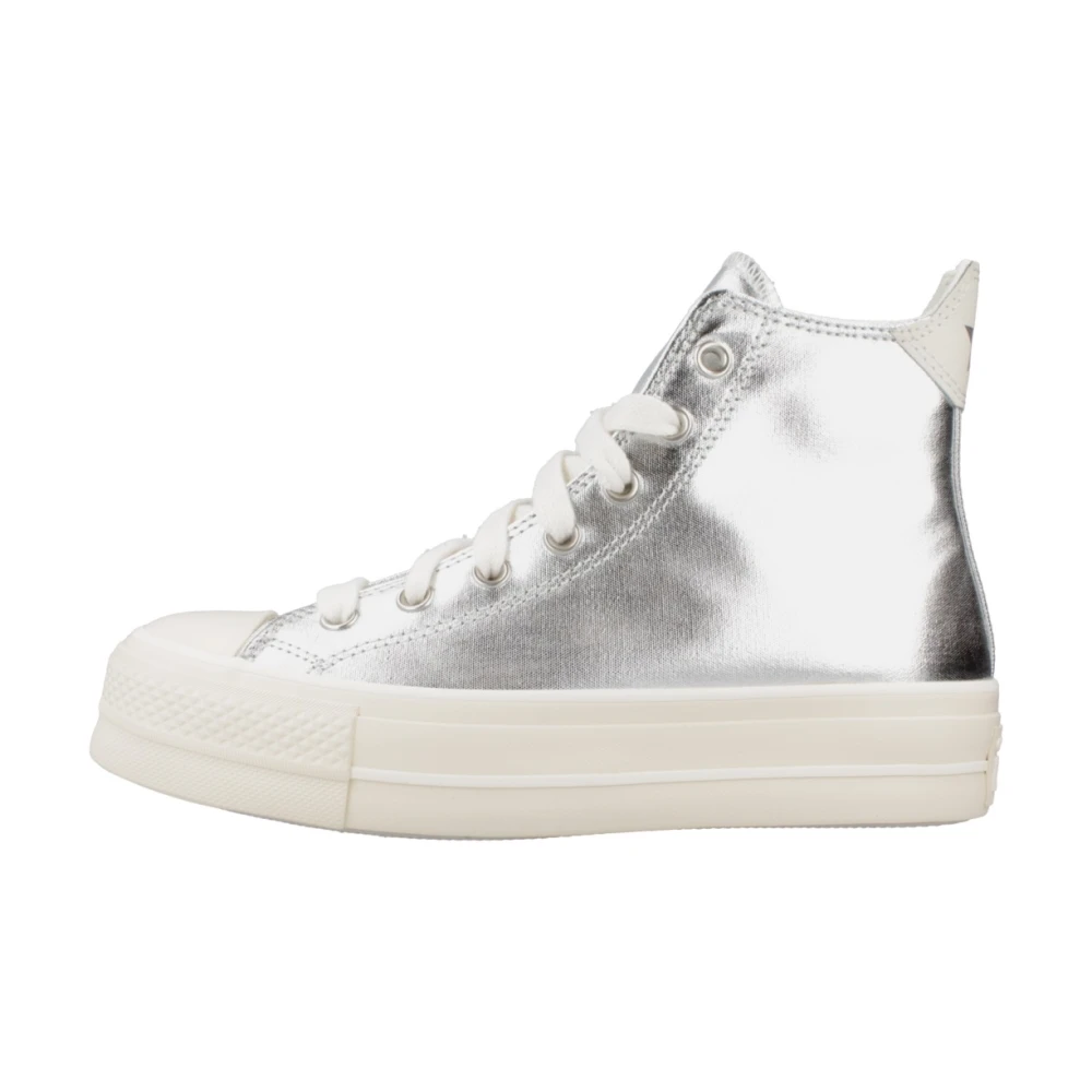Converse Hoge Top Mode Sneakers Dames Schoenen Grijs