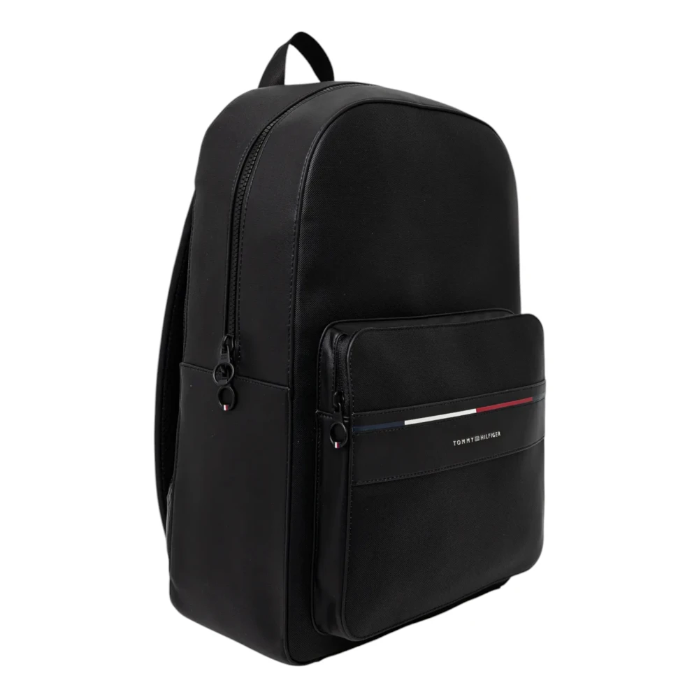 Tommy Hilfiger Stijlvolle Heren Rugzak Collectie Black Heren